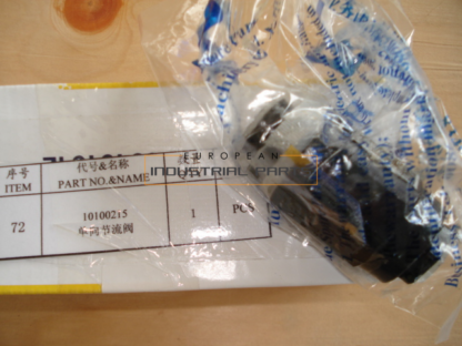 XCMG throttle check valve