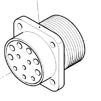 Demag box with flange