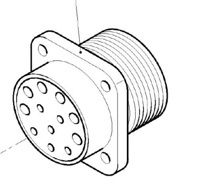 Demag box with flange